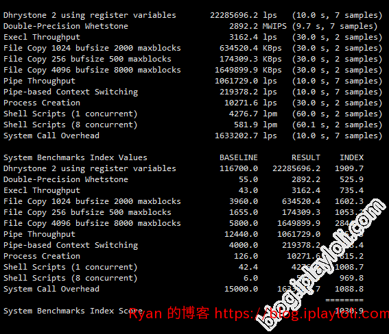 XHostFire VPS unixbench 跑分 XHostFire VPS unixbench 跑分