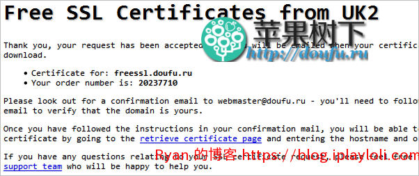 免费SSL证书COMODO PositiveSSL证书04 免费SSL证书COMODO PositiveSSL证书04