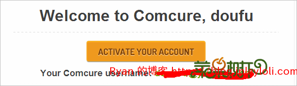 ComCure 邮箱验证邮件 ComCure 邮箱验证邮件