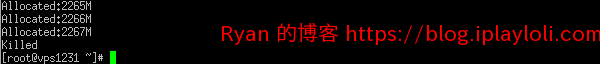 WeLoveServers 1G Ram特价VPS内存测试 WeLoveServers 1G Ram特价VPS内存测试